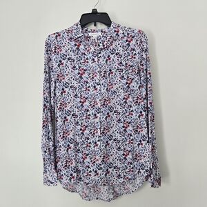 NWT Beach Lunch Lounge Floral Printed Button Down Shirt XS